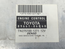 2005 Toyota Solara PCM Engine Control Computer ECU ECM PCU OEM P/N:89661-06B60 Fits OEM Used Auto Parts