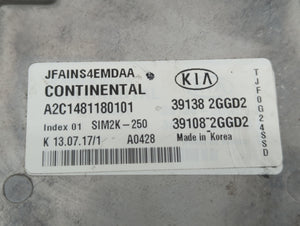 2016-2018 Kia Optima PCM Engine Control Computer ECU ECM PCU OEM P/N:39138-2GGC0 39108-2GGC0, 39108-2GGD2 Fits Fits 2016 2017 2018 OEM Used Auto Parts