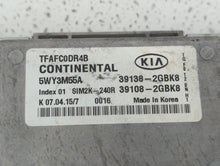 2015 Kia Optima PCM Engine Control Computer ECU ECM PCU OEM P/N:39138-2GBK8 39108-2GBK8 Fits OEM Used Auto Parts