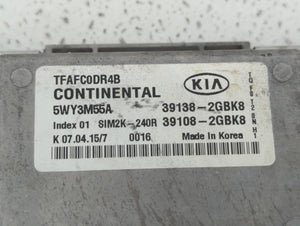 2015 Kia Optima PCM Engine Control Computer ECU ECM PCU OEM P/N:39138-2GBK8 39108-2GBK8 Fits OEM Used Auto Parts