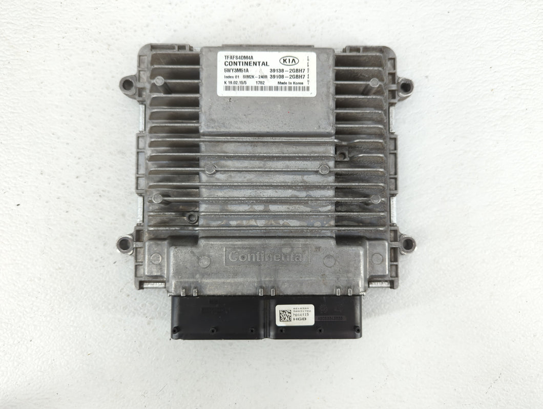 2015 Kia Optima PCM Engine Control Computer ECU ECM PCU OEM P/N:39138-2GBH7 39108-2GBH6, 39138-2GBH6, 36108-2GBH7 Fits OEM Used Auto Parts