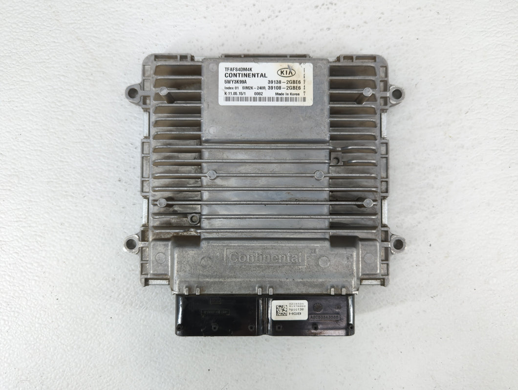 2014-2015 Kia Optima PCM Engine Control Computer ECU ECM PCU OEM P/N:39108-2GBJ6 39138-2GBJ6, 39108-2GBH5 Fits Fits 2014 2015 OEM Used Auto Parts