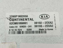 2016 Kia Forte PCM Engine Control Computer ECU ECM PCU OEM P/N:39103-2EXA2 39102-2EXA2, 39103-2EXB2, 39102-2EXB2 Fits OEM Used Auto Parts