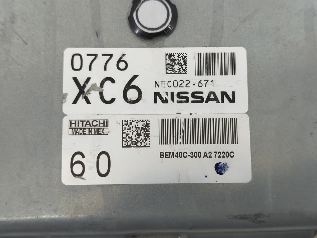 2016-2017 Nissan Sentra PCM Engine Control Computer ECU ECM PCU OEM P/N:NEC020-621 NEC018-684, NEC021-669 Fits Fits 2016 2017 OEM Used Auto Parts