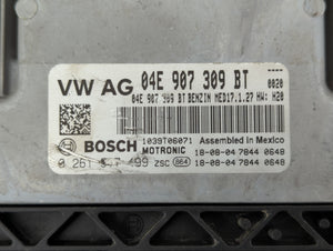 2019-2020 Volkswagen Jetta PCM Engine Control Computer ECU ECM PCU OEM P/N:04E 907 309 BT Fits Fits 2019 2020 OEM Used Auto Parts