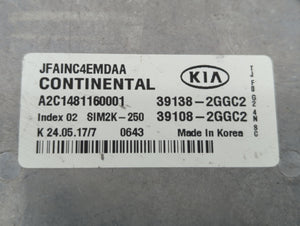 2016-2018 Kia Optima PCM Engine Control Computer ECU ECM PCU OEM P/N:39138-2GGC0 39108-2GGC0, 39108-2GGD2 Fits Fits 2016 2017 2018 OEM Used Auto Parts