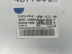 2016-2017 Kia Sorento PCM Engine Control Computer ECU ECM PCU OEM P/N:39101-3CWN0 Fits Fits 2016 2017 OEM Used Auto Parts