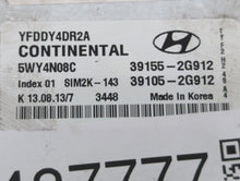 2011-2015 Hyundai Sonata PCM Engine Control Computer ECU ECM PCU OEM P/N:39105-2G915 39155-2G915 Fits OEM Used Auto Parts