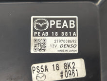 2014-2016 Mazda 3 PCM Engine Control Computer ECU ECM PCU OEM P/N:PEAB 18 881A PEDB 18 881A, PEAB18881A Fits Fits 2014 2015 2016 OEM Used Auto Parts