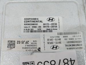 2020 Hyundai Elantra PCM Engine Control Computer ECU ECM PCU OEM P/N:39173-2EFJ5 39172-2EFJ5, 39172-2EFK5, 39173-2EFK5 Fits OEM Used Auto Parts