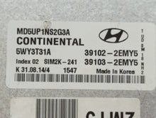 2014-2016 Hyundai Elantra PCM Engine Control Computer ECU ECM PCU OEM P/N:39103-2EMY5 39102-2EMY5 Fits Fits 2014 2015 2016 OEM Used Auto Parts