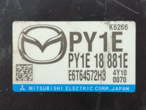 2014-2016 Mazda 6 PCM Engine Control Computer ECU ECM PCU OEM P/N:PY1E 18 881E PY1E 18 881B, PY1E 18 881A Fits Fits 2014 2015 2016 OEM Used Auto Parts