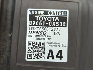 2019 Toyota Camry PCM Engine Control Computer ECU ECM PCU OEM P/N:89661-0X582 Fits OEM Used Auto Parts