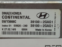 2016 Hyundai Santa Fe PCM Engine Control Computer ECU ECM PCU OEM P/N:39100-2GAG1 39130-2GAG1, 39100-2GAG5, 39130-2GAG5 Fits OEM Used Auto Parts