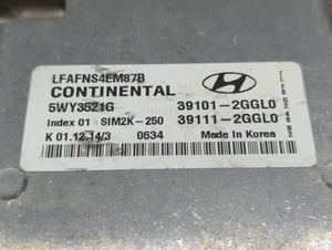 2015-2017 Hyundai Sonata PCM Engine Control Computer ECU ECM PCU OEM P/N:39111-2GGL0 39101-2GGL0 Fits Fits 2015 2016 2017 OEM Used Auto Parts