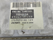 2007-2009 Toyota Prius PCM Engine Control Computer ECU ECM PCU OEM P/N:89661-47250 Fits Fits 2007 2008 2009 OEM Used Auto Parts