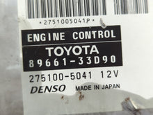 2006 Lexus Es330 PCM Engine Control Computer ECU ECM PCU OEM P/N:89661-33D90 Fits OEM Used Auto Parts