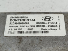 2016 Hyundai Santa Fe PCM Engine Control Computer ECU ECM PCU OEM P/N:39130-2GBC4 Fits OEM Used Auto Parts