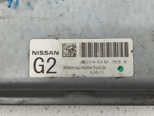 2011-2013 Nissan Altima PCM Engine Control Computer ECU ECM PCU OEM P/N:MEC114-100 B1 MEC300-000 D1 Fits Fits 2011 2012 2013 OEM Used Auto Parts