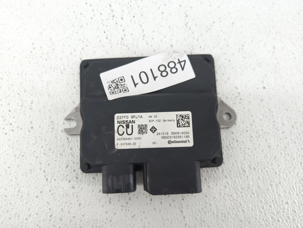 2018-2019 Nissan Pathfinder PCM Engine Control Computer ECU ECM PCU OEM P/N:237F0 9PJ1A Fits Fits 2018 2019 2020 OEM Used Auto Parts