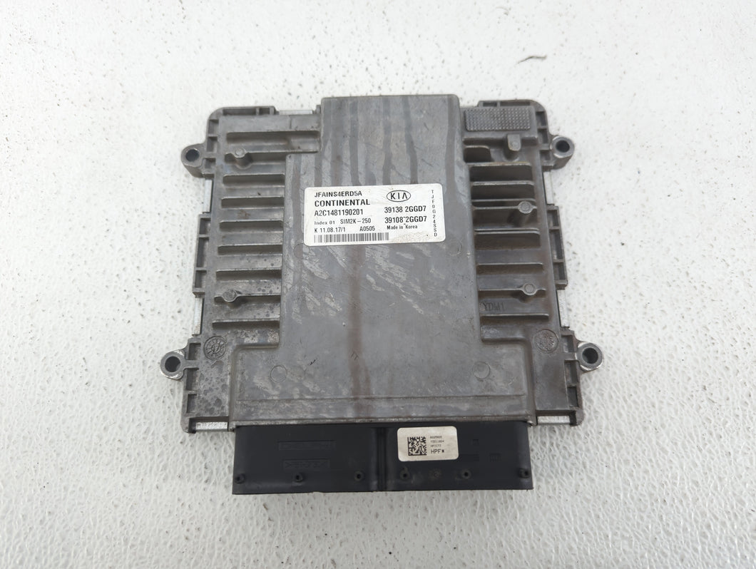 2016-2018 Kia Optima PCM Engine Control Computer ECU ECM PCU OEM P/N:39108-2GGD7 39138-2GGD7, 39108-2GGD5 Fits Fits 2016 2017 2018 OEM Used Auto Parts