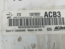 2017-2021 Chevrolet Trax PCM Engine Control Computer ECU ECM PCU OEM P/N:12668986 12679097 Fits Fits 2017 2018 2019 2020 2021 OEM Used Auto Parts