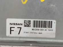 2011 Infiniti G37 PCM Engine Control Computer ECU ECM PCU OEM P/N:MEC209-061 A1 Fits OEM Used Auto Parts