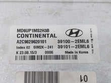 2014-2016 Hyundai Elantra PCM Engine Control Computer ECU ECM PCU OEM P/N:39101-2EML6 39100-2EML6 Fits Fits 2014 2015 2016 OEM Used Auto Parts