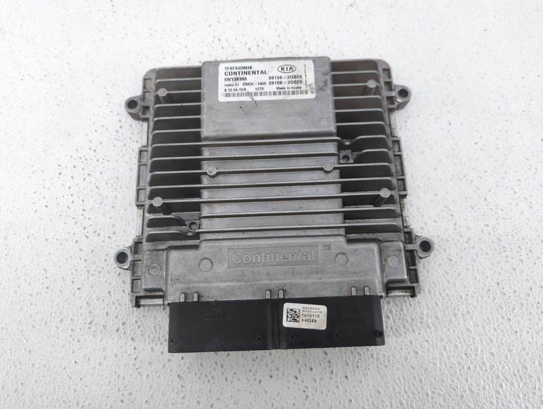 2014-2015 Kia Optima PCM Engine Control Computer ECU ECM PCU OEM P/N:39108-2GBJ6 39138-2GBJ6, 39108-2GBH5 Fits Fits 2014 2015 OEM Used Auto Parts