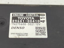 2015-2016 Toyota Sienna PCM Engine Control Computer ECU ECM PCU OEM P/N:89661-08410 Fits Fits 2015 2016 OEM Used Auto Parts