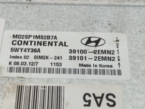 2011-2013 Hyundai Elantra PCM Engine Control Computer ECU ECM PCU OEM P/N:39101-2EMN2 39100-2EMN2 Fits Fits 2011 2012 2013 OEM Used Auto Parts