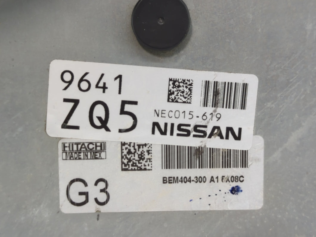 2013-2015 Nissan Sentra PCM Engine Control Computer ECU ECM PCU OEM P/N:NEC015-619 NEC009-637, NEC013-031 Fits Fits 2013 2014 2015 OEM Used Auto Parts