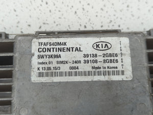 2014-2015 Kia Optima PCM Engine Control Computer ECU ECM PCU OEM P/N:39108-2GBE6 39138-2GBE6, 39108-2GBJ6 Fits Fits 2014 2015 OEM Used Auto Parts