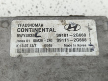 2011-2014 Hyundai Sonata PCM Engine Control Computer ECU ECM PCU OEM P/N:39101-2G668 39111-2G668 Fits Fits 2011 2012 2013 2014 OEM Used Auto Parts