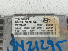 2011-2014 Hyundai Sonata PCM Engine Control Computer ECU ECM PCU OEM P/N:39111-2G660 39101-2G660 Fits Fits 2011 2012 2013 2014 OEM Used Auto Parts