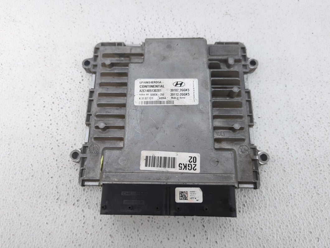 2018-2019 Hyundai Sonata PCM Engine Control Computer ECU ECM PCU OEM P/N:39112-2GGK5 39102-2GGK5, 39112-2GGK7 Fits Fits 2018 2019 OEM Used Auto Parts