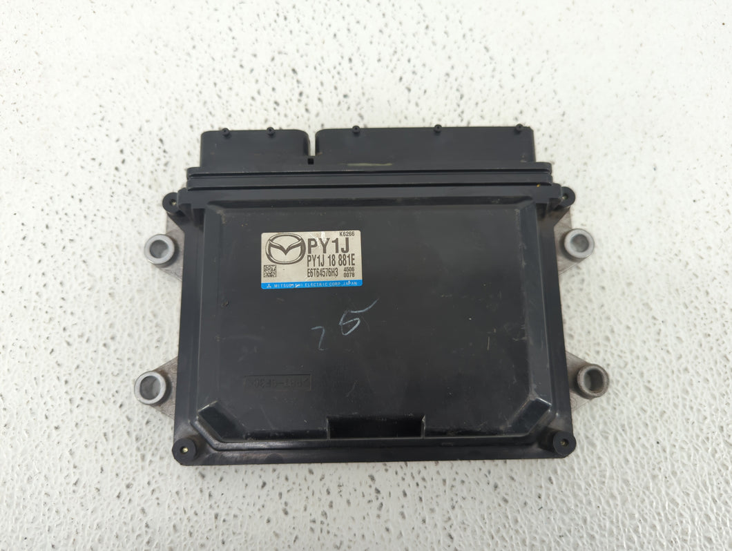 2014-2016 Mazda 6 PCM Engine Control Computer ECU ECM PCU OEM P/N:PY1J 18 881E PY1J 18 881B, PY9S 18 881 Fits Fits 2014 2015 2016 OEM Used Auto Parts