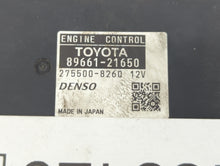 2014-2015 Scion Tc PCM Engine Control Computer ECU ECM PCU OEM P/N:89661-21650 Fits Fits 2014 2015 OEM Used Auto Parts