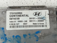 2011-2014 Hyundai Sonata PCM Engine Control Computer ECU ECM PCU OEM P/N:39101-2G667 39111-2G667 Fits Fits 2011 2012 2013 2014 OEM Used Auto Parts