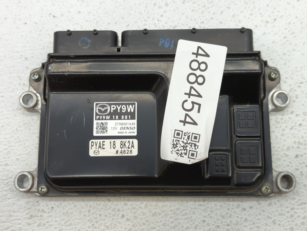 2017-2018 Mazda 3 PCM Engine Control Computer ECU ECM PCU OEM P/N:PY9W 18 881 PSAE 18 881, PY9W 18 881A Fits Fits 2016 2017 2018 OEM Used Auto Parts