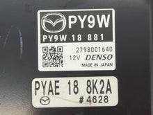 2017-2018 Mazda 3 PCM Engine Control Computer ECU ECM PCU OEM P/N:PY9W 18 881 PSAE 18 881, PY9W 18 881A Fits Fits 2016 2017 2018 OEM Used Auto Parts