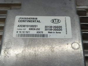 2016-2018 Kia Optima PCM Engine Control Computer ECU ECM PCU OEM P/N:39108-2GGD5 39138-2GGD5, 39108-2GGD7 Fits Fits 2016 2017 2018 OEM Used Auto Parts