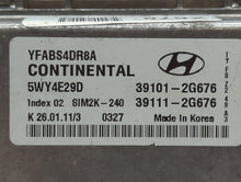 2011-2014 Hyundai Sonata PCM Engine Control Computer ECU ECM PCU OEM P/N:39111-2G676 39101-2G676 Fits Fits 2011 2012 2013 2014 OEM Used Auto Parts