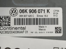 2015 Volkswagen Passat PCM Engine Control Computer ECU ECM PCU OEM P/N:06K 906 071 K Fits OEM Used Auto Parts