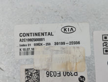 2019-2021 Kia Forte PCM Engine Control Computer ECU ECM PCU OEM P/N:39199-2E036 Fits Fits 2019 2020 2021 OEM Used Auto Parts