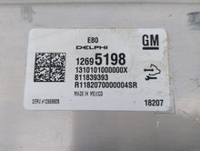 2018-2020 Gmc Terrain PCM Engine Control Computer ECU ECM PCU OEM P/N:12669908 12695198 Fits Fits 2017 2018 2019 2020 2021 2022 OEM Used Auto Parts