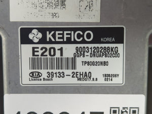 2014 Kia Soul PCM Engine Control Computer ECU ECM PCU OEM P/N:39133-2EHA0 Fits OEM Used Auto Parts