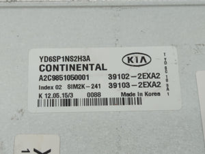 2016 Kia Forte PCM Engine Control Computer ECU ECM PCU OEM P/N:39102-2EXA2 Fits OEM Used Auto Parts