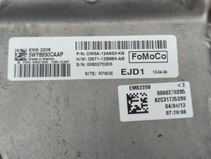 2013 Ford C-Max PCM Engine Control Computer ECU ECM PCU OEM P/N:DM5A-12A650-KB Fits OEM Used Auto Parts