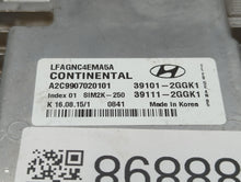 2015-2017 Hyundai Sonata PCM Engine Control Computer ECU ECM PCU OEM P/N:39101-2GGK1 Fits Fits 2015 2016 2017 OEM Used Auto Parts